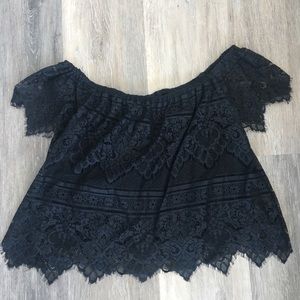 Off the shoulder shirt